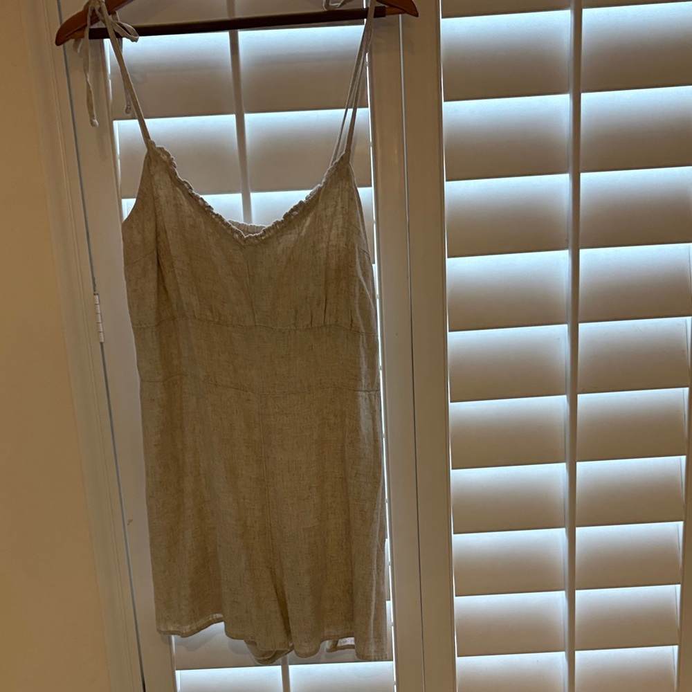 Abercrombie & Fitch Beige Romper